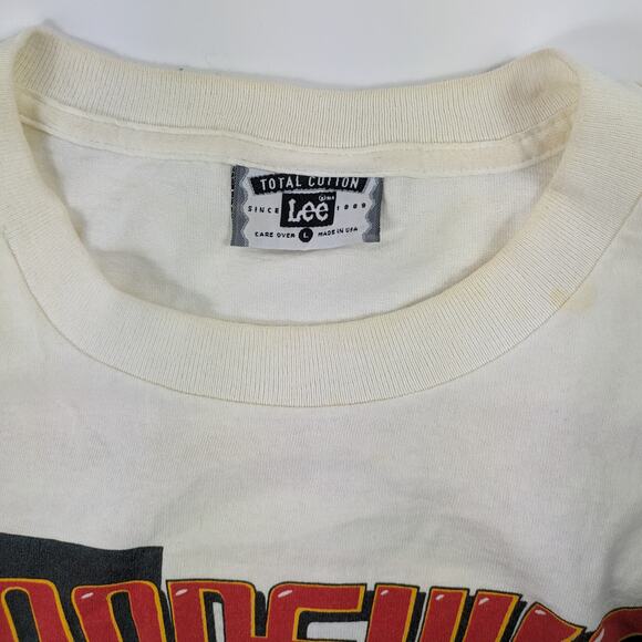 Vtg 1992 Drag Racing Mens L T-Shirt Autographed Pure Hell Larry Huff Goodguys - Picture 7 of 10